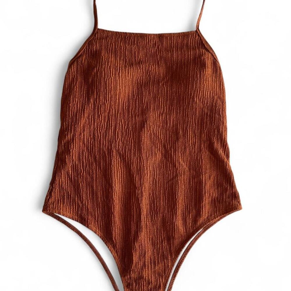 Rust colored halter top one